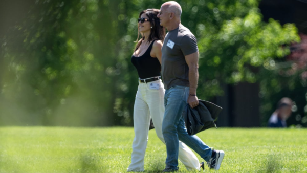 Jeff Bezos and Lauren Sánchez seen together at Sun Valley following lavish Italy wedding